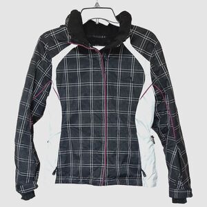 Ski Jacket Womens Small Polar Edge Series Black White Pink